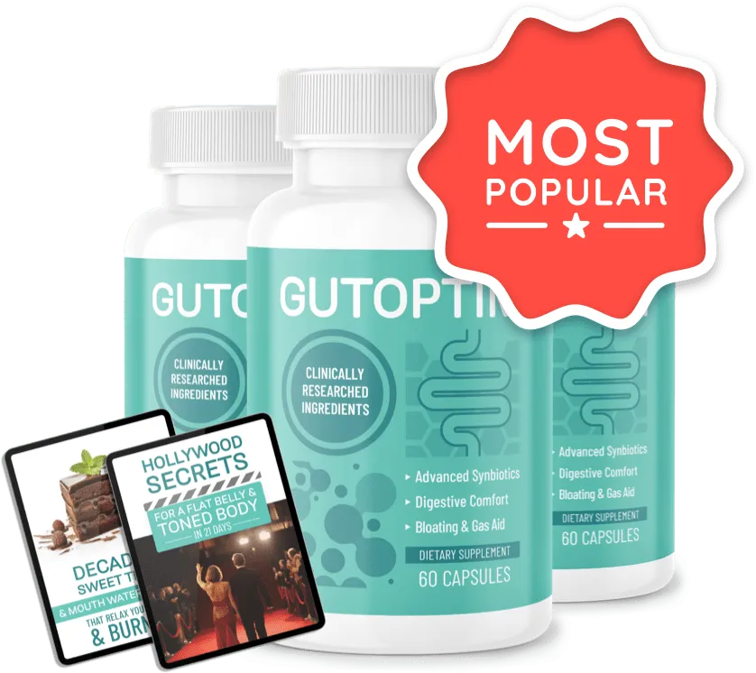 GutOptim - 1 Bottle 3 Bottles bundle photo